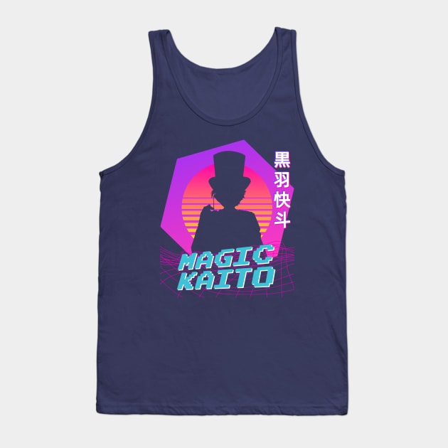 Magic Kaito - Vaporwave Tank Top by The Artz